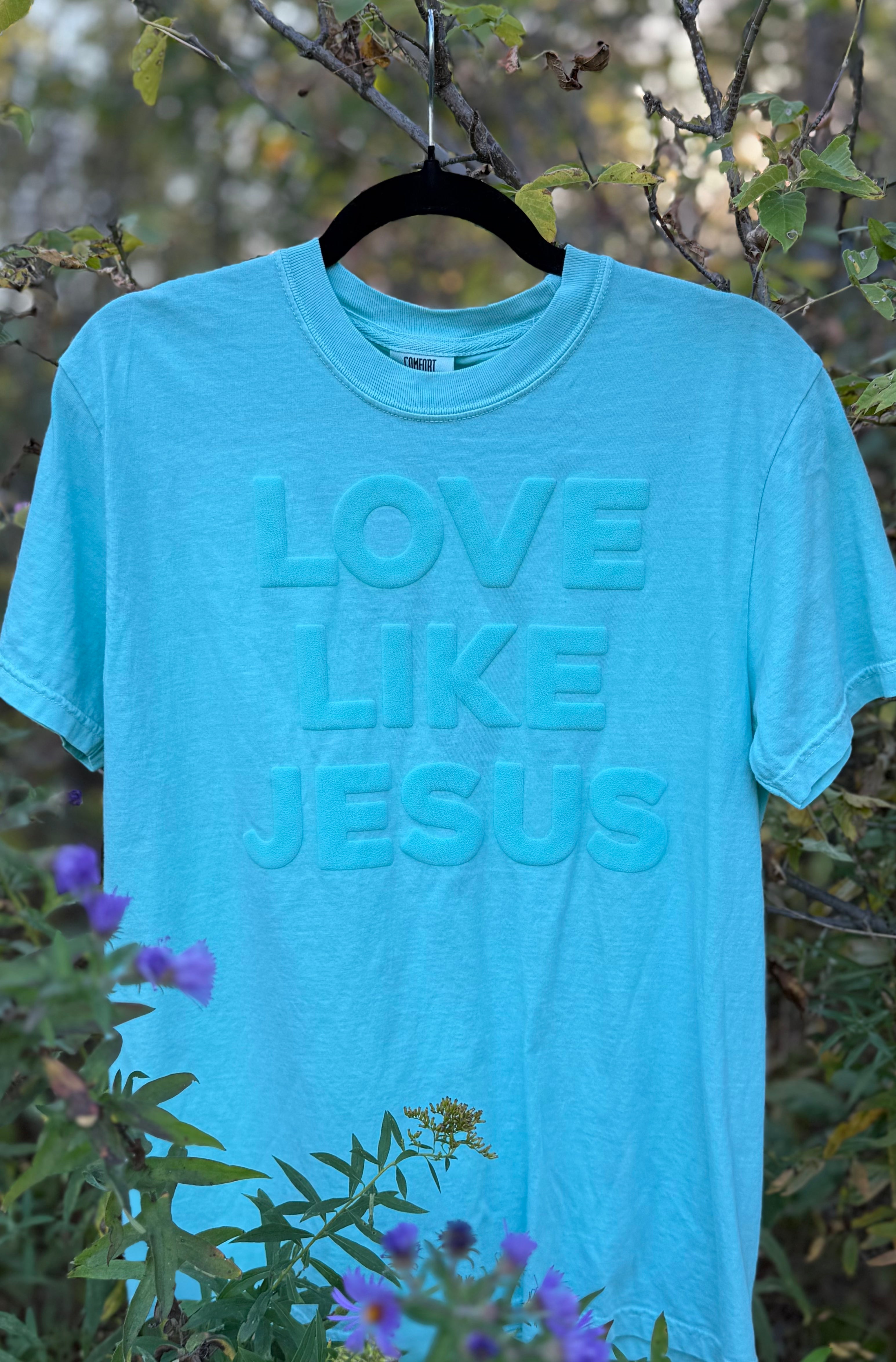 LOVE LIKE JESUS Puff Print Tee