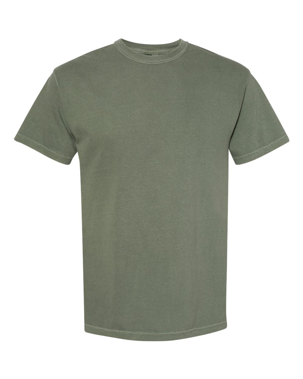 HENENI ISAIAH 6:8 Moss Green Puff Print Tee