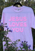 TRUST GOD BRO Blossom Pink Puff Print Tee
